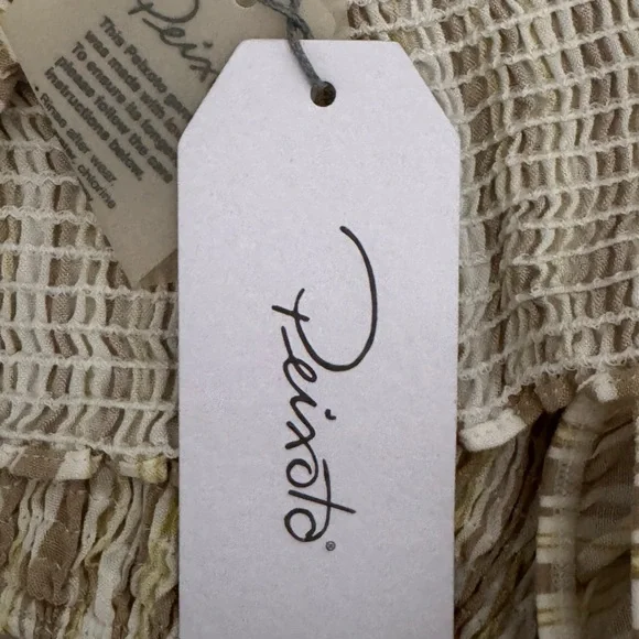 Anthropologie Peixoto Resort 2 piece Set Wide Leg Pant Crop Top Beach Wear M - Picture 12 of 16